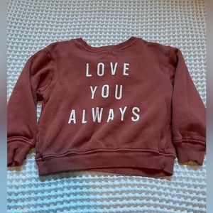 Made with mercy love you always crewneck
